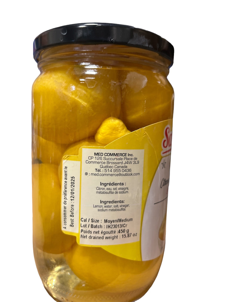 Salma Pickled Lemon jar 480g FOODS SALMA