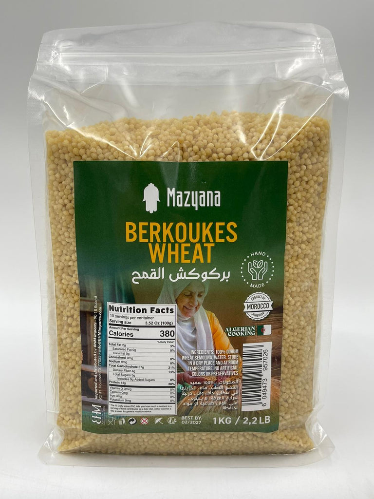 Mazyana Berkoukes Wheat 1kg ZaytunaMart.ca