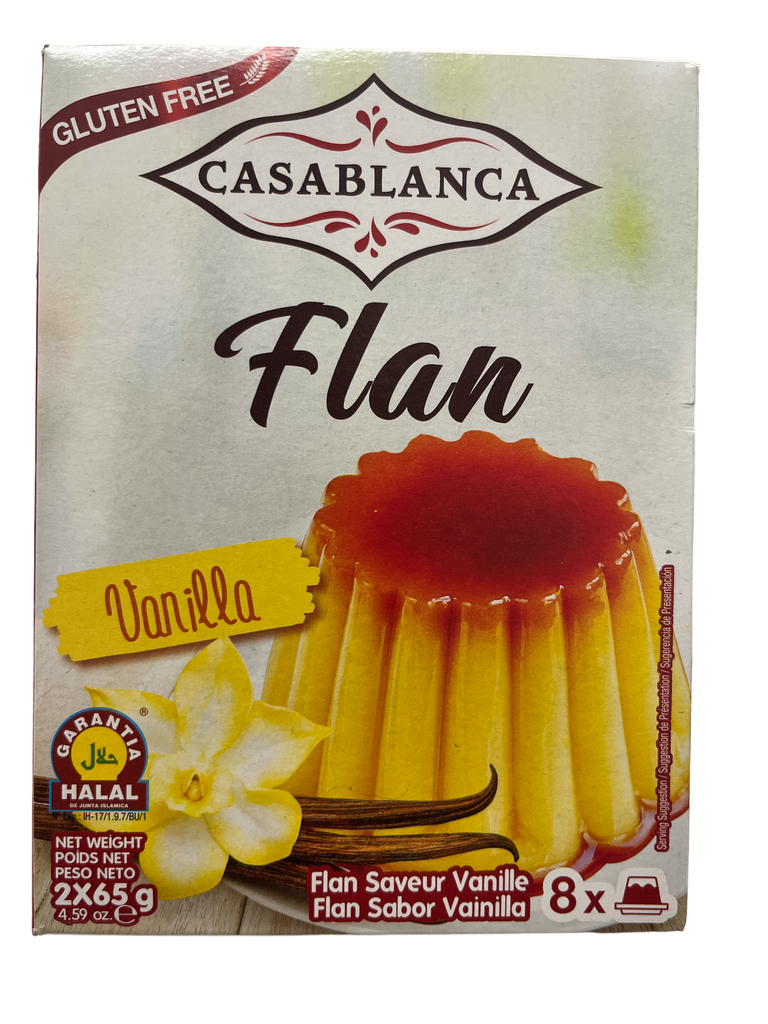 Flan Vanilla Gluten free Casablanaca 130g FOODS ZaytunaMart.ca