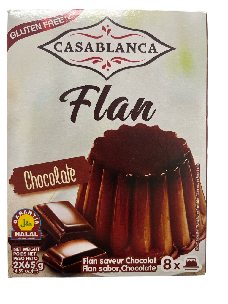 Flan Chocolate Gluten free Casablanaca 130g FOODS ZaytunaMart.ca