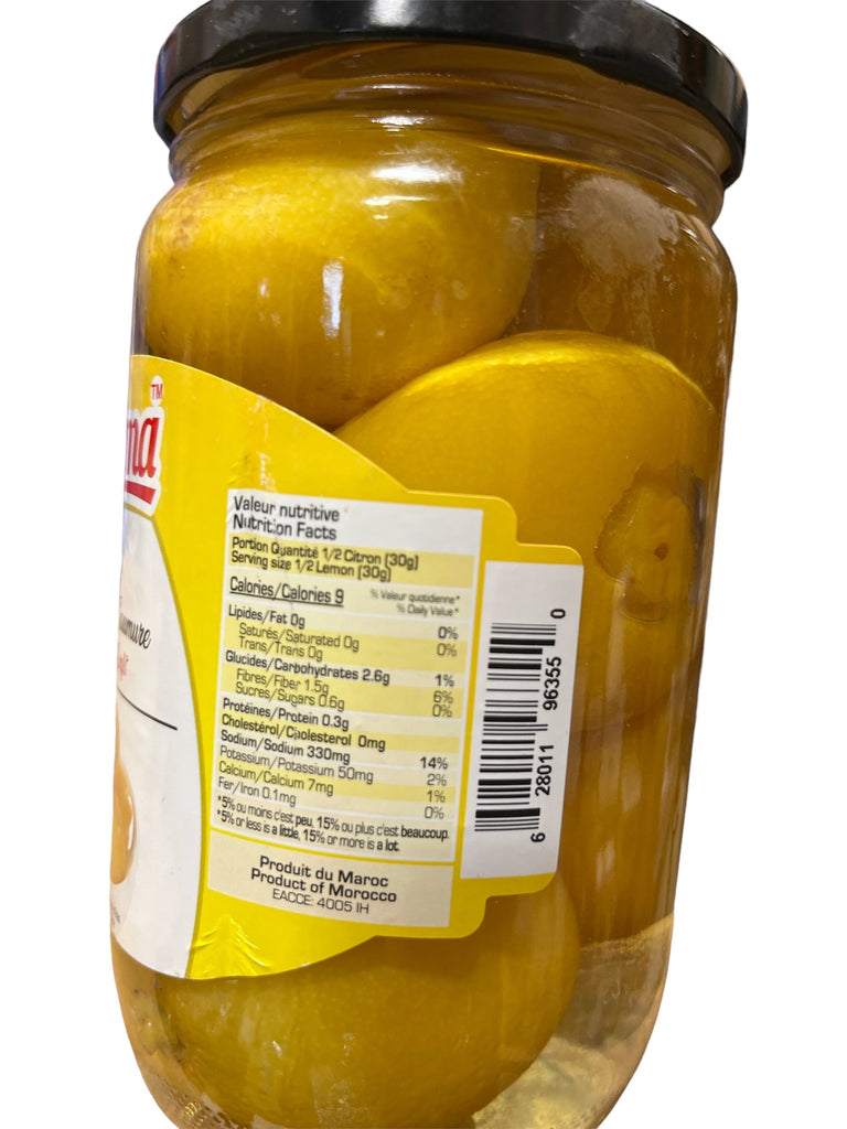 Salma Pickled Lemon jar 480g FOODS SALMA