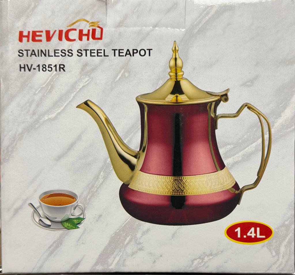 HEVICHO Stainless Steel Teapot 1.4L - Authentic from Zaytuna Mart Canada