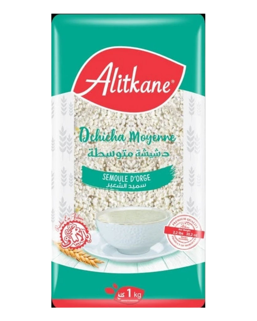 Semolina Barley Dchicha Medium Alitkane 1kg FOODS ZaytunaMart.ca