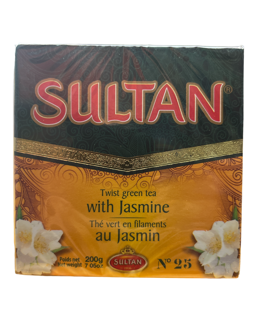 SULTAN Green Tea 4011 with Jasmine 200g Tea ZaytunaMart.ca