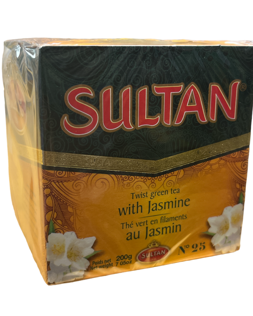 SULTAN Green Tea 4011 with Jasmine 200g Tea ZaytunaMart.ca