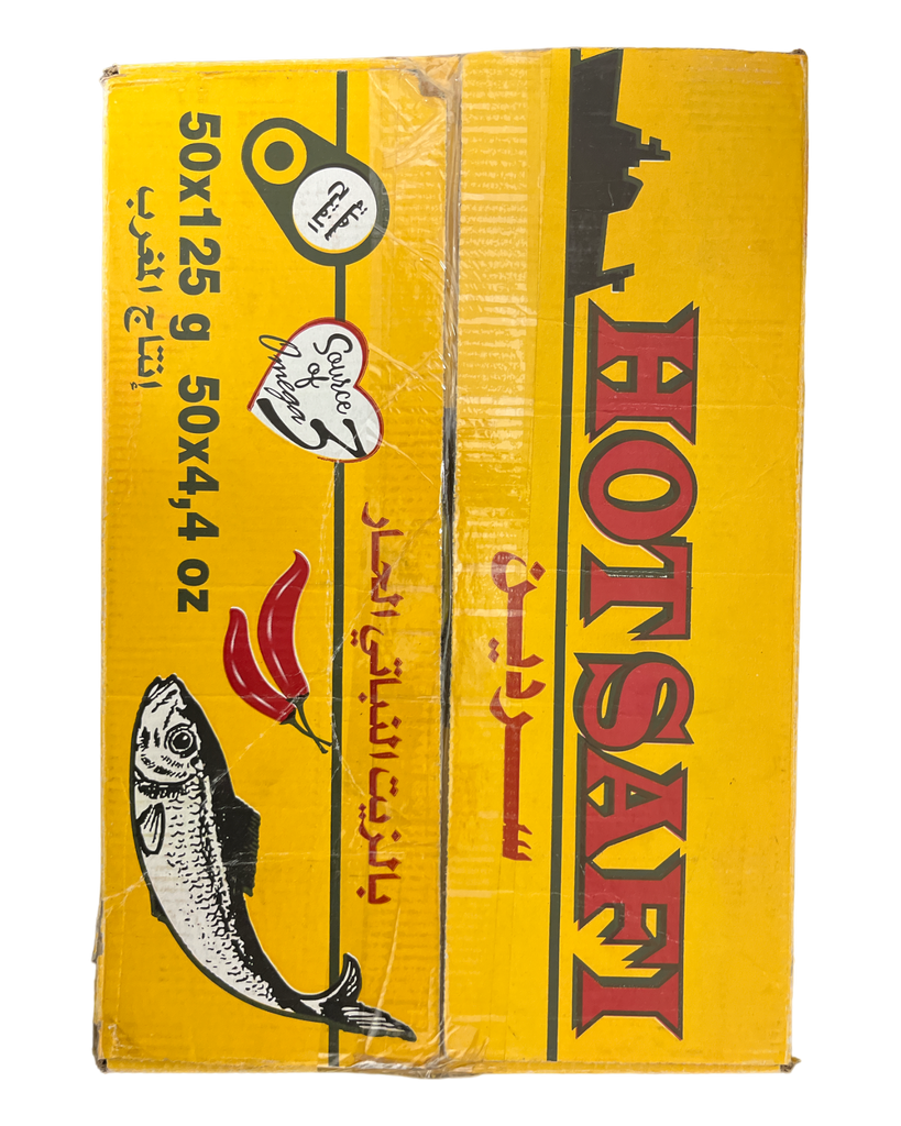 Safi Sardines in spicy vegetable oil 50x125g Sardines ZaytunaMart.ca