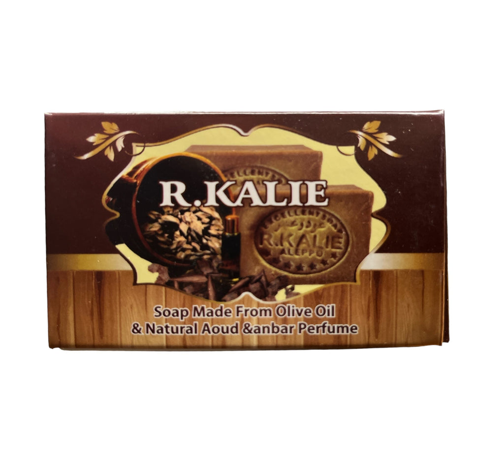 R. KALIE Aoud & Anbar Natural Soap with Anbar Parfum 200g Cosmetic Argan Oil ZaytunaMart.ca