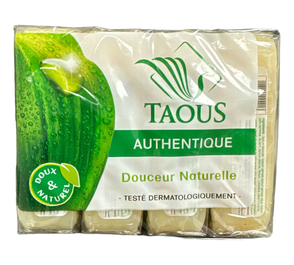 Moroccan Soap Authentic Savon TAOUS 4x125g BODY CARE ZaytunaMart.ca