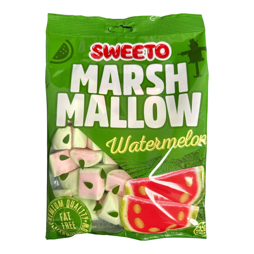 Sweeto Halal Marshmallow Watermelon 140g Sweeto