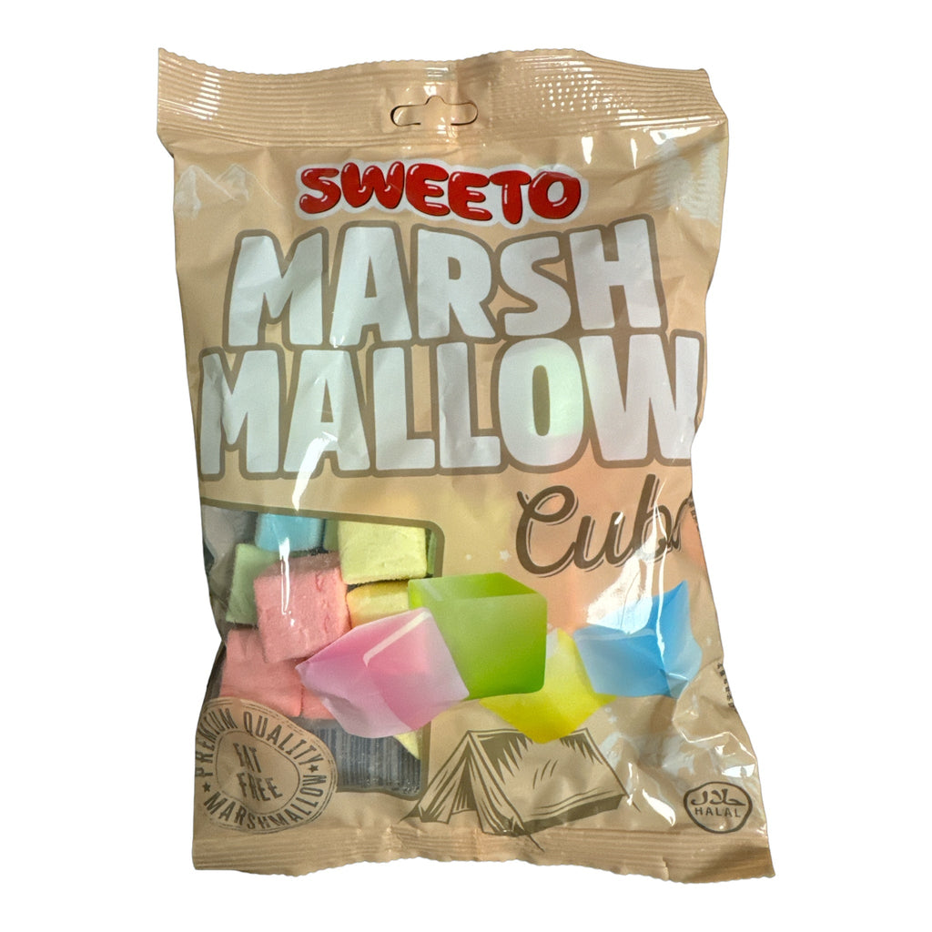 Sweeto Halal Marshmallow Cube 140g Sweeto