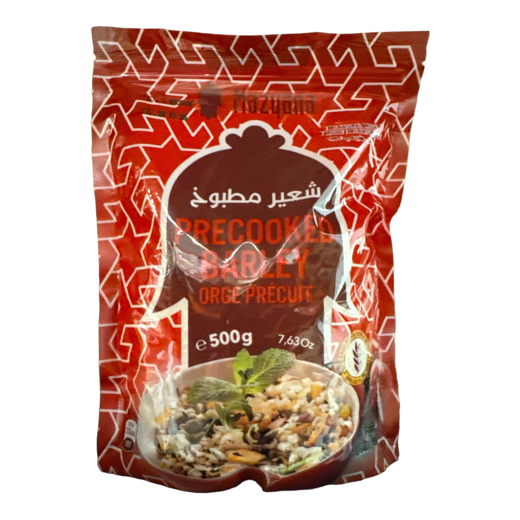 Natural Precooked Barley Mazyana 500g Semolina ZaytunaMart.ca