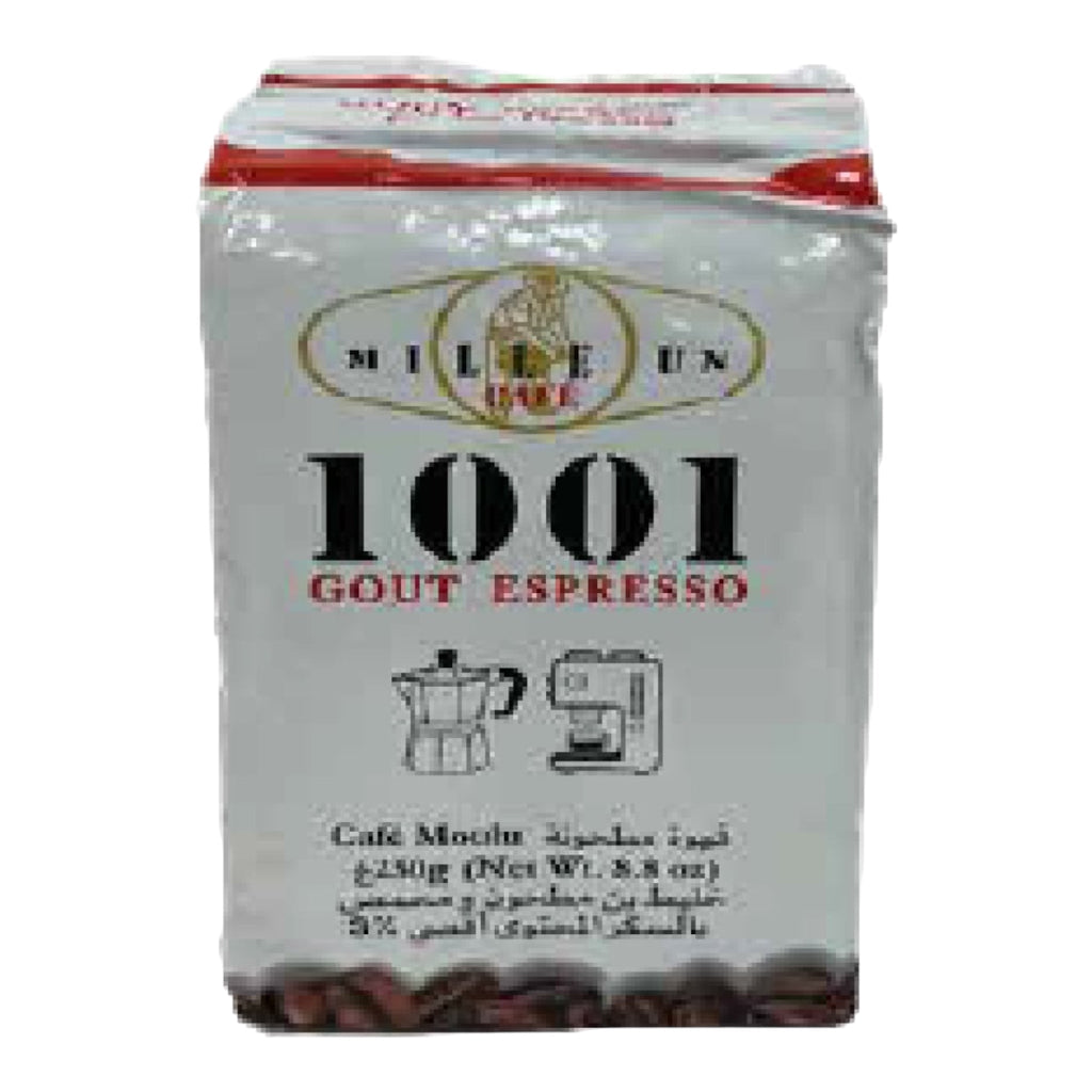 Coffee 1001 espresso 250g Coffee ZaytunaMart.ca