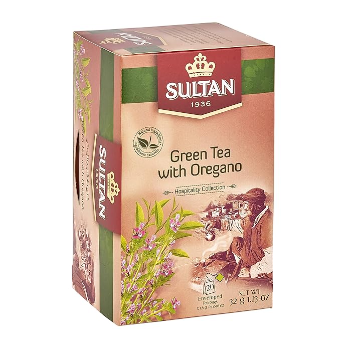 SULTAN Tisane Green Tea with Oregano 20bag FOODS ZaytunaMart.ca