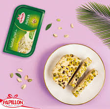 PAPILLON Tunisian Halva Chamia with Pistachio 350g FOODS Papillon