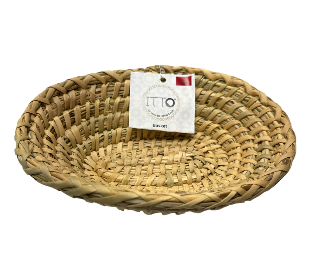 ITTO Moroccan Hand Craft Oval Bread Basket Small size Cosmetic Argan Oil ITTO