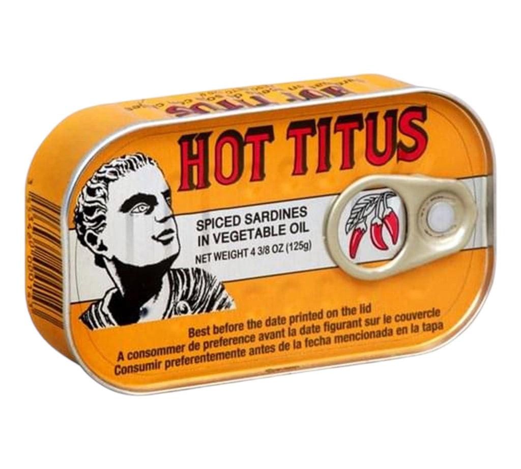 Titus Sardines in Spicy Soya Oil 125g FOODS ZaytunaMart.ca