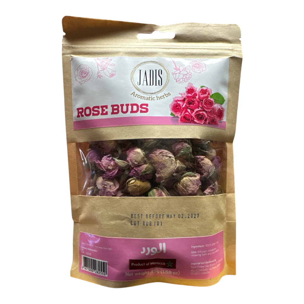 JADIS Dried Rose Buds 45g Herbs ZaytunaMart.ca