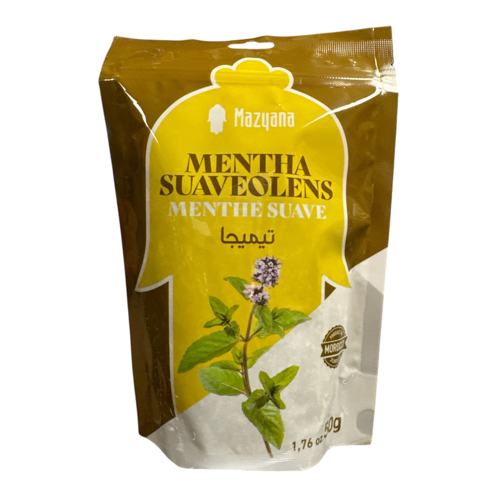 Mazyana Mint Suaveolens Timidja Leaves 50g Herbs Mazyana