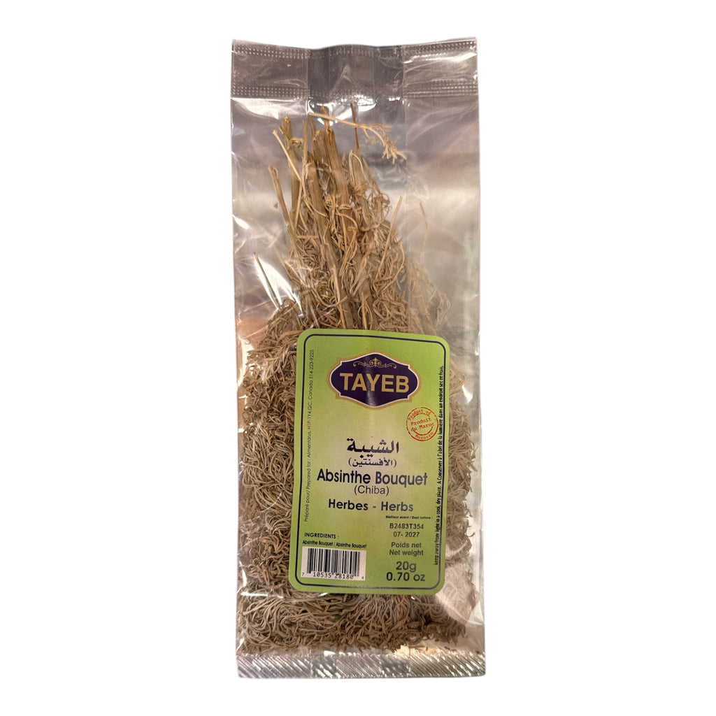 Tayeb Dry Absinth bunch: Chiba 20g FOODS ZaytunaMart.ca