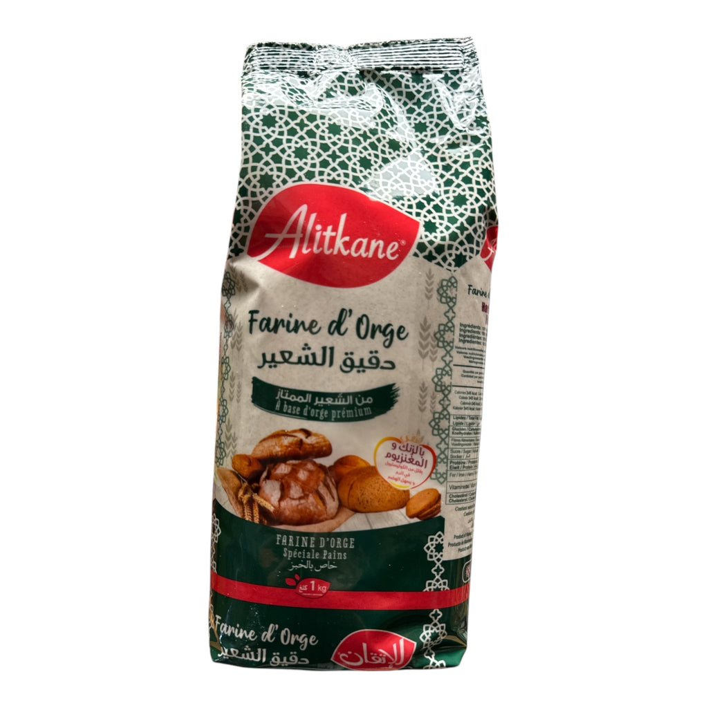 Alitkane Barley Flour Farine d’orge 1kg ZaytunaMart.ca