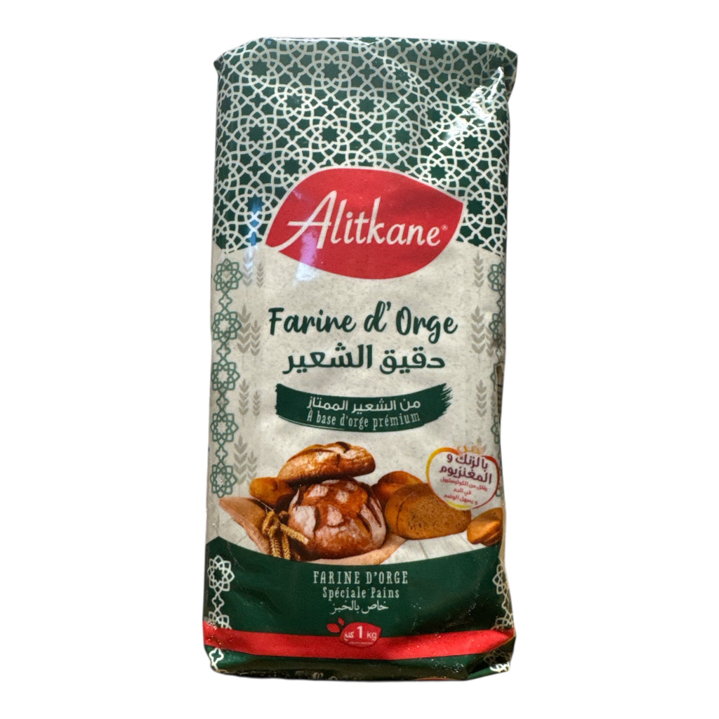 Alitkane Barley Flour - Farine d’orge 1kg - Authentic from Zaytuna Mart Canada