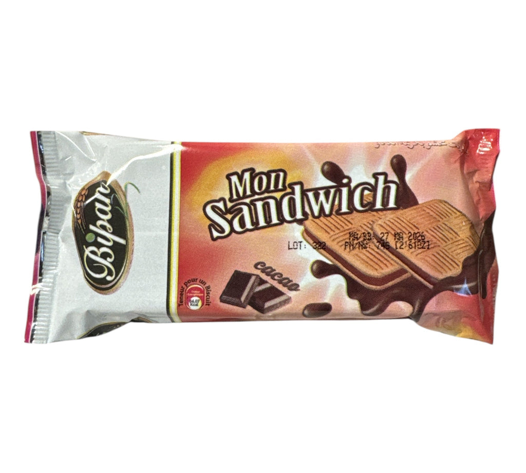 Bipan Mon Sandwich Biscuits with Cocoa Cream 74g - ZaytunaMart.ca