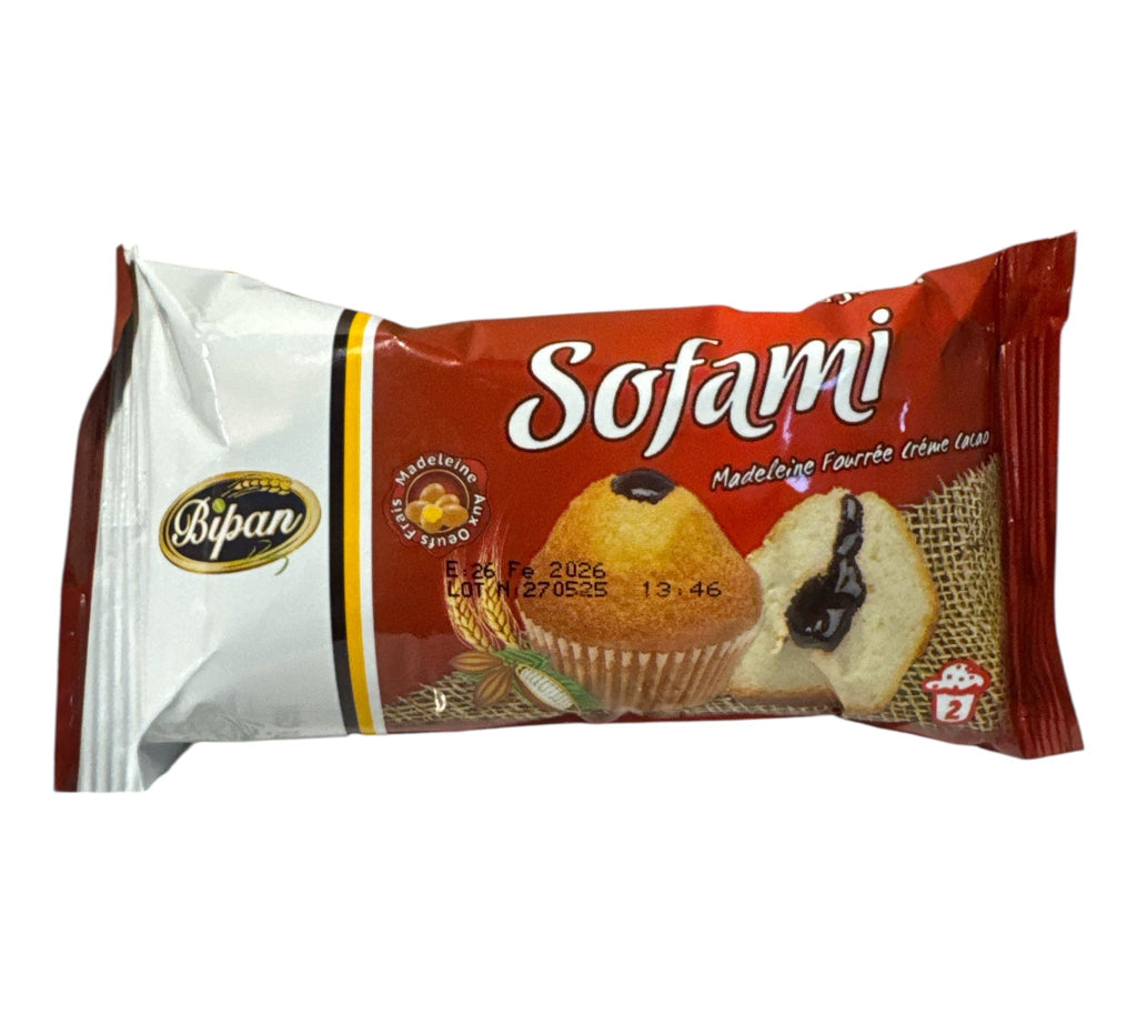 Bipan Sofami Madeleine with Chocolate Cream 46g - ZaytunaMart.ca