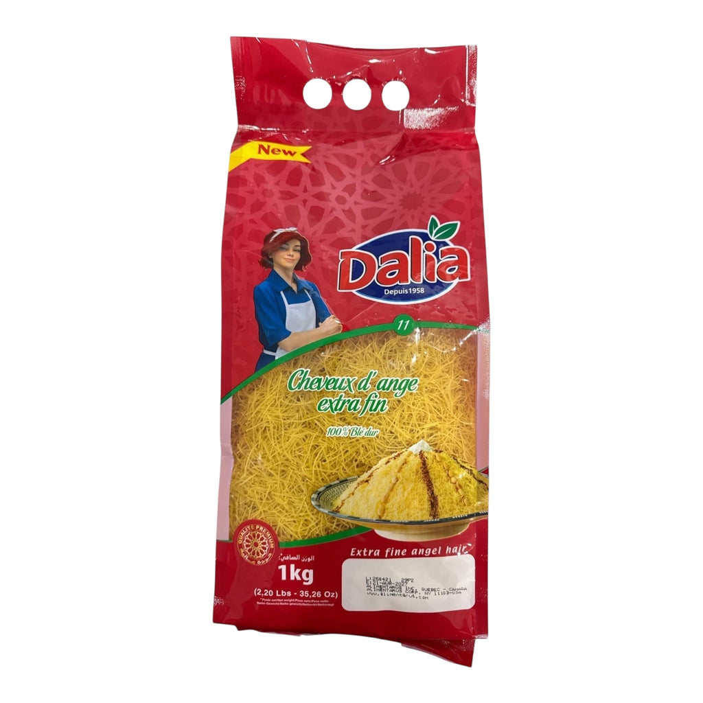 Dalia Pasta Angel Hair Cheveux d’ange 1kg. Seffa FOODS ZaytunaMart.ca