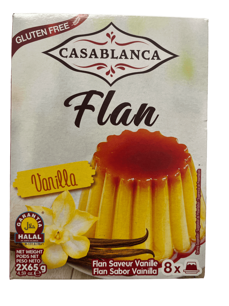 Flan Vanilla Gluten free Casablanaca 130g FOODS ZaytunaMart.ca