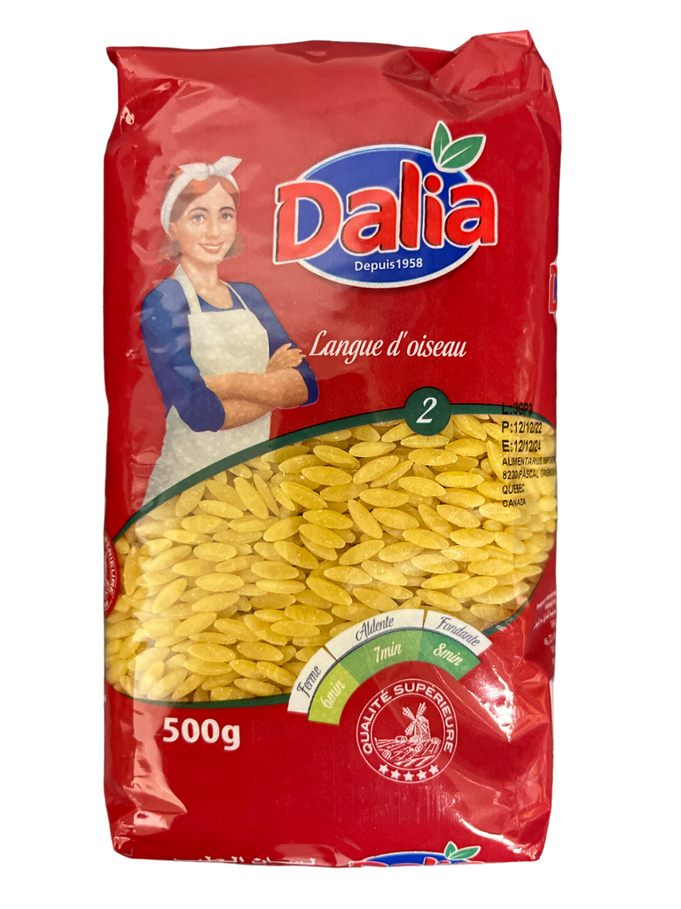 Pasta bird tongue Dalia 500g Couscous Zaytunamart.ca