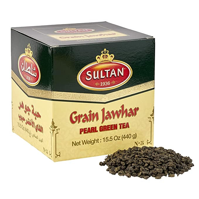 SULTAN Green Tea Jawhar 200g Tea ZaytunaMart.ca