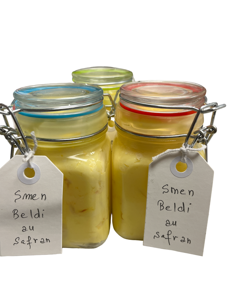 Moroccan Aged Ghee Smen Beldi with Saffron 250g ZaytunaMart.ca