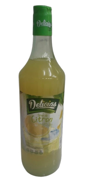 Syrup lemon Delicias 1L Syrup ZaytunaMart.ca