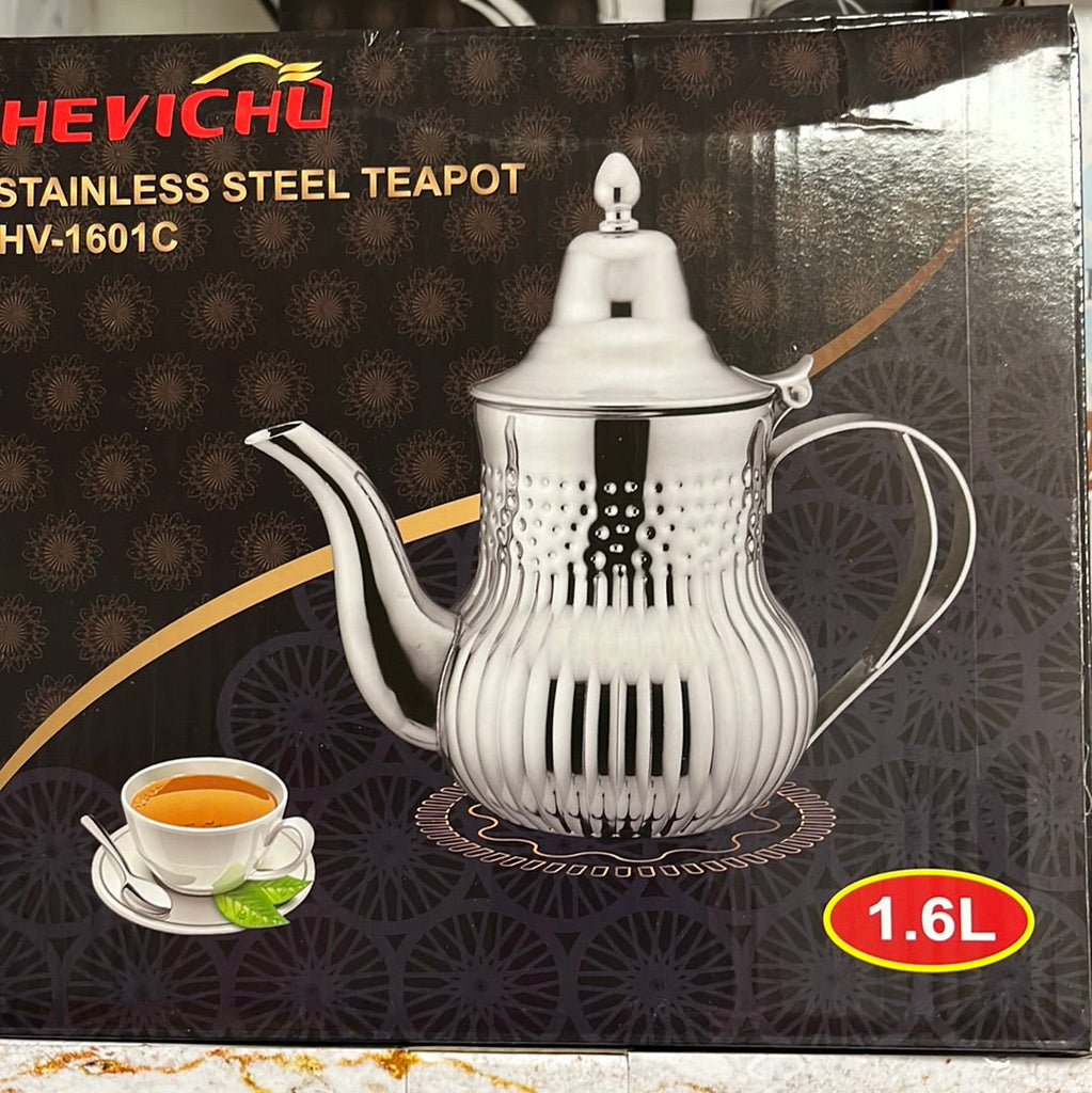 Teapot Stainless steel silver 1.6L HOME ZaytunaMart.ca