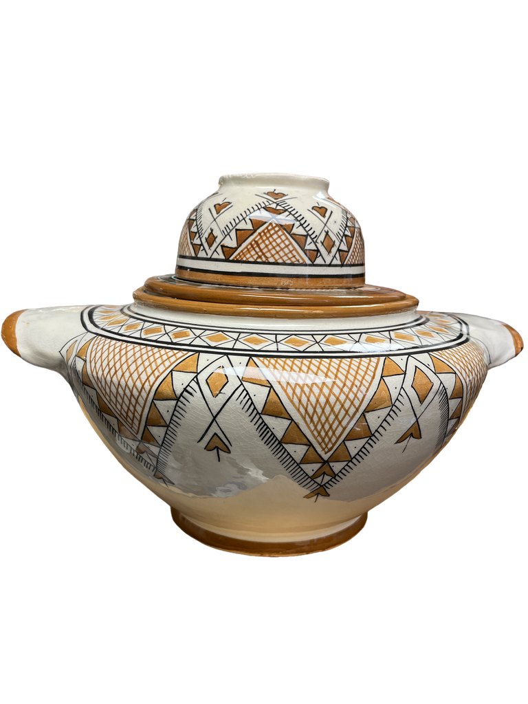 Tureen Safi ITTO 5L with 6 bowls Pottery ZaytunaMart.ca