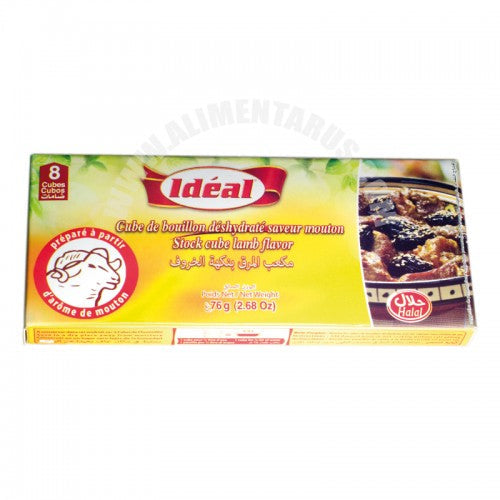 Halal IDEAL Broth stock Lamb Flavour 8 cubes Soup ZaytunaMart.ca