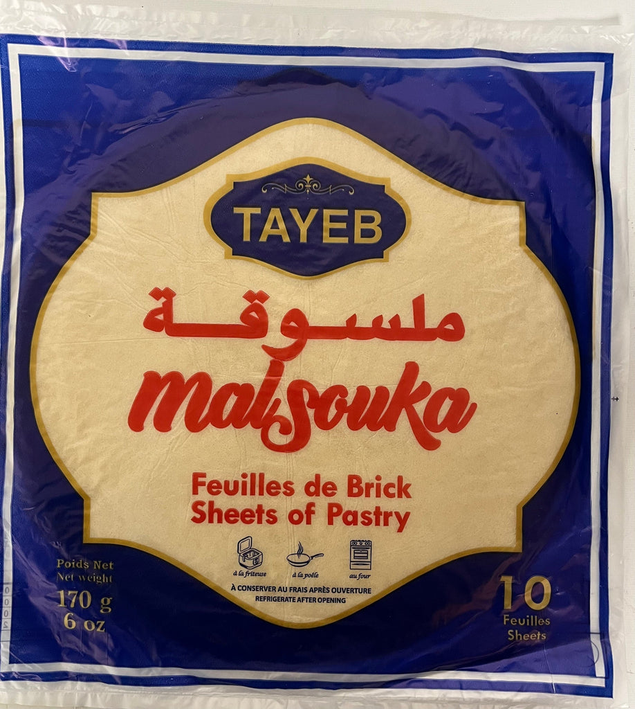 Tayeb Brick Spring Roll Sheets Malsouka Dioul 10sheets FOODS ZaytunaMart.ca