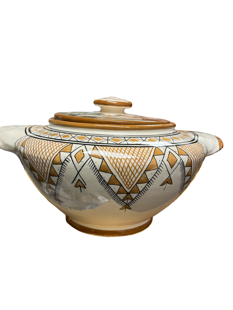 Tureen Safi ITTO 5L with 6 bowls Pottery ZaytunaMart.ca