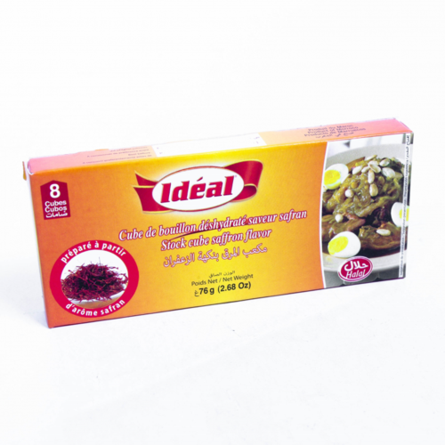 Halal IDEAL Broth stock Saffron Flavour 8 cubes Soup ZaytunaMart.ca