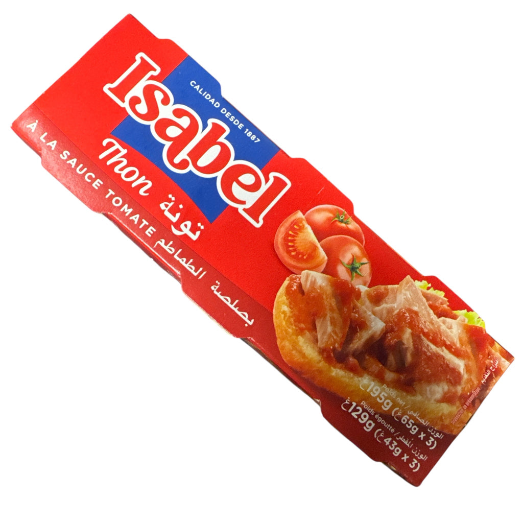 Isabel Tuna in Tomato Sauce – 3 x 65g (195g Total) - Authentic from Zaytuna Mart Canada