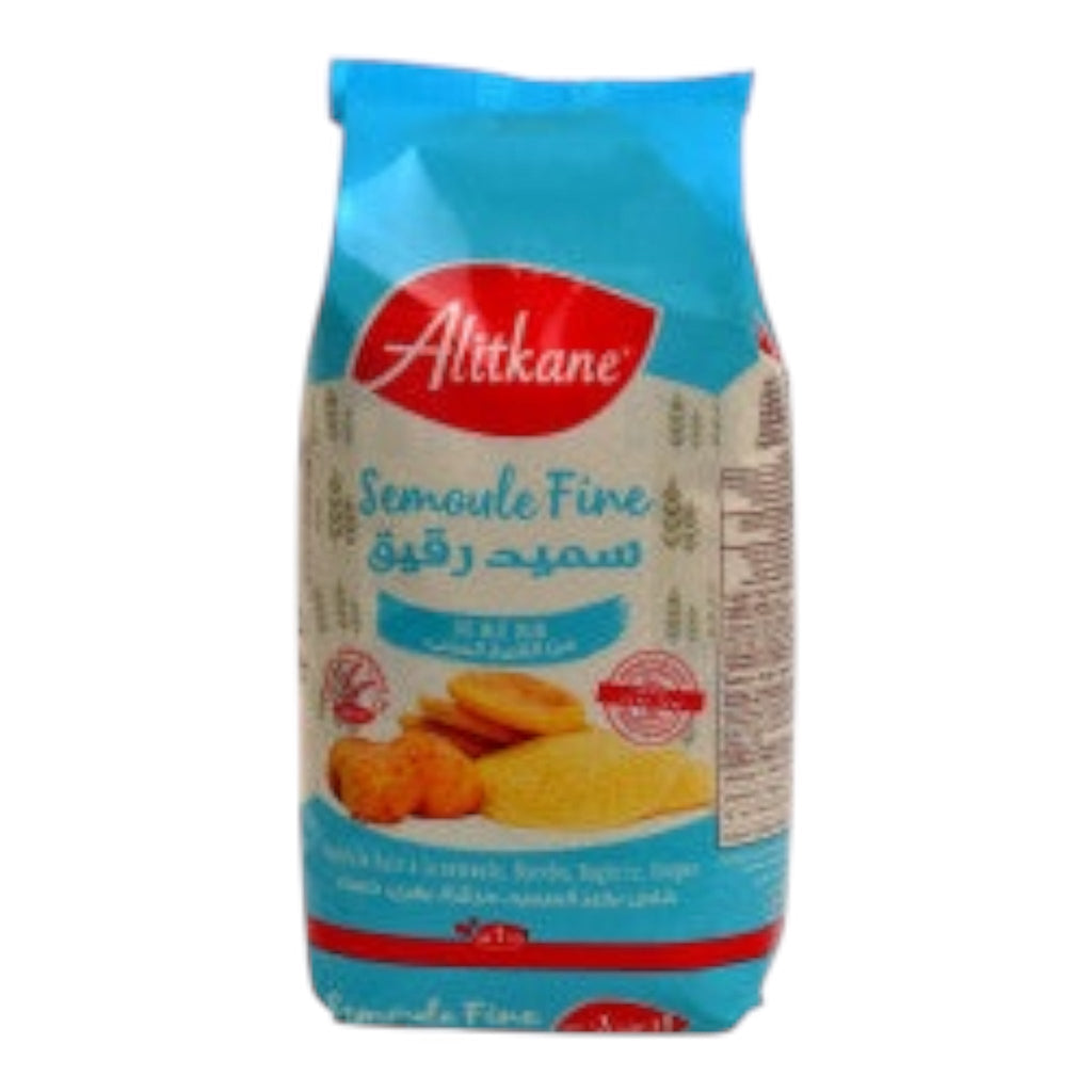 Itkane Semolina Fine 1kg Semolina ZaytunaMart.ca