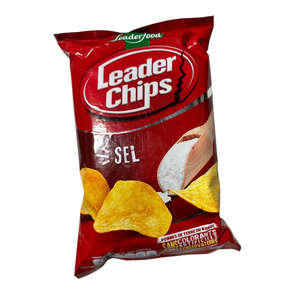 Leader Chips – Salted Potato Chips (Sel) – Product of Morocco - Authentic from Zaytuna Mart Canada