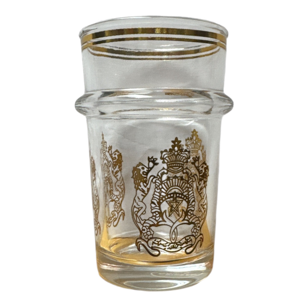 Magic Home Moroccan Tea Glass Set – 12 Pcs (Royal Golden Design) - Authentic from Zaytuna Mart Canada