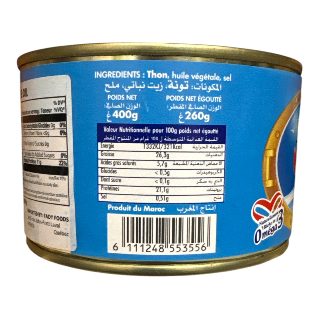 Mario Tuna Fillet in Vegetable 400g - Authentic from Zaytuna Mart Canada