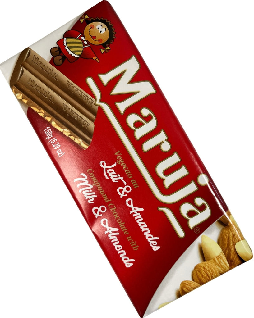 Maruja Chocolate Bar with Almond 150g Cookies ZaytunaMart.ca