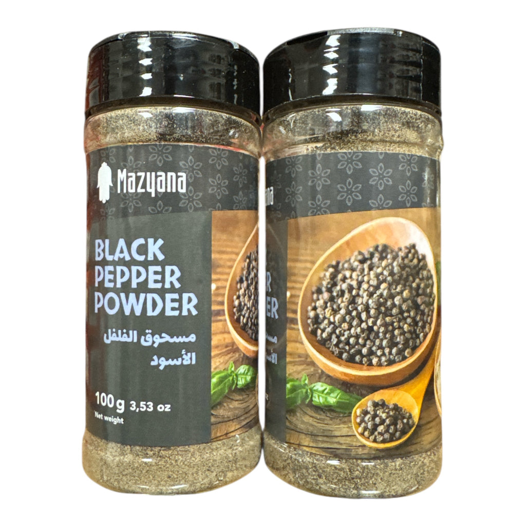 Buy Mazyana Black Pepper Powder 100g online - ZaytunaMart.ca