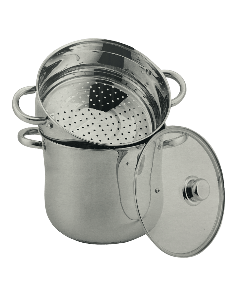 MAZYANA Couscoussier Pot Stainless Steel Steamer 14L Kitchen Accessories ZaytunaMart.ca