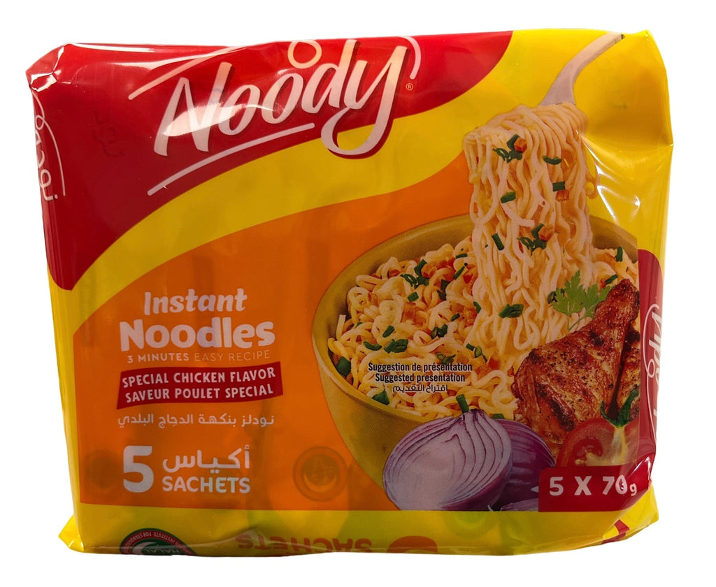 Noody Halal Instant Noodles Chicken beldi 5x70g - Authentic from Zaytuna Mart Canada