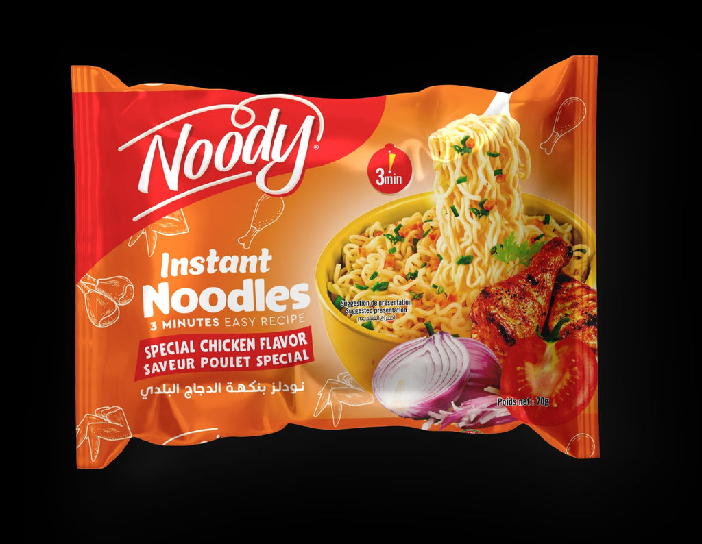 Noody Halal Instant Noodles Chicken beldi 5x70g - Authentic from Zaytuna Mart Canada