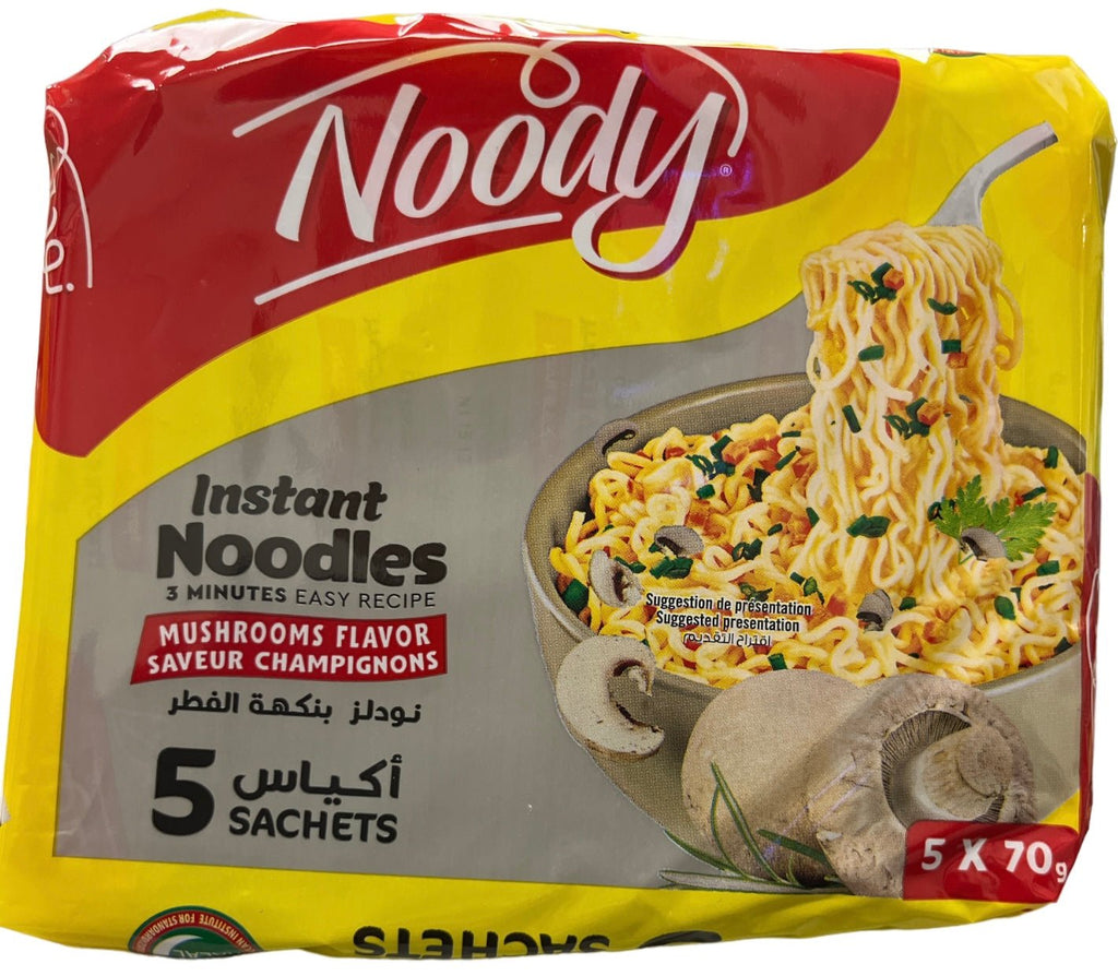 Noody Halal Instant Noodles Mashrooms 5x70g - Authentic from Zaytuna Mart Canada